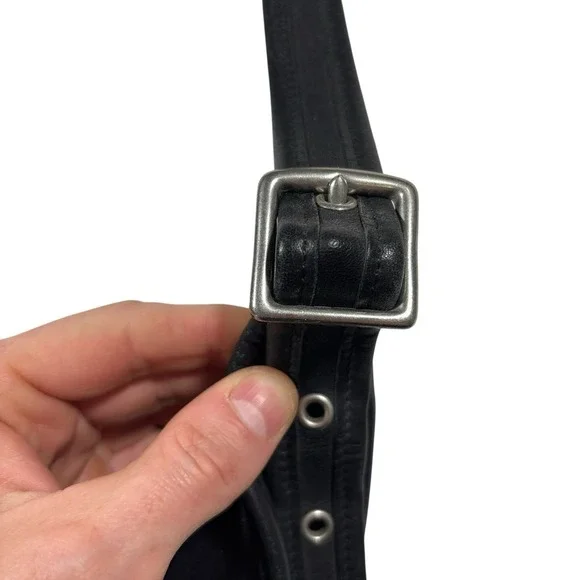 Vintage Coach 9950 Janice Legacy Shoulder Bag Black Leather - Picture 4 of 8